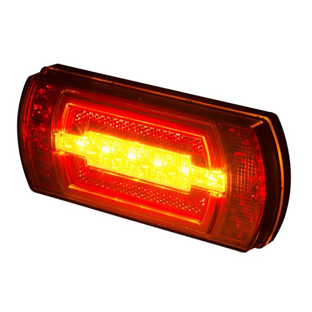 Lampa stop 162x70, 4 functii, LED neon, cu ceata, stanga sau dreapta, LZD2840 Horpol