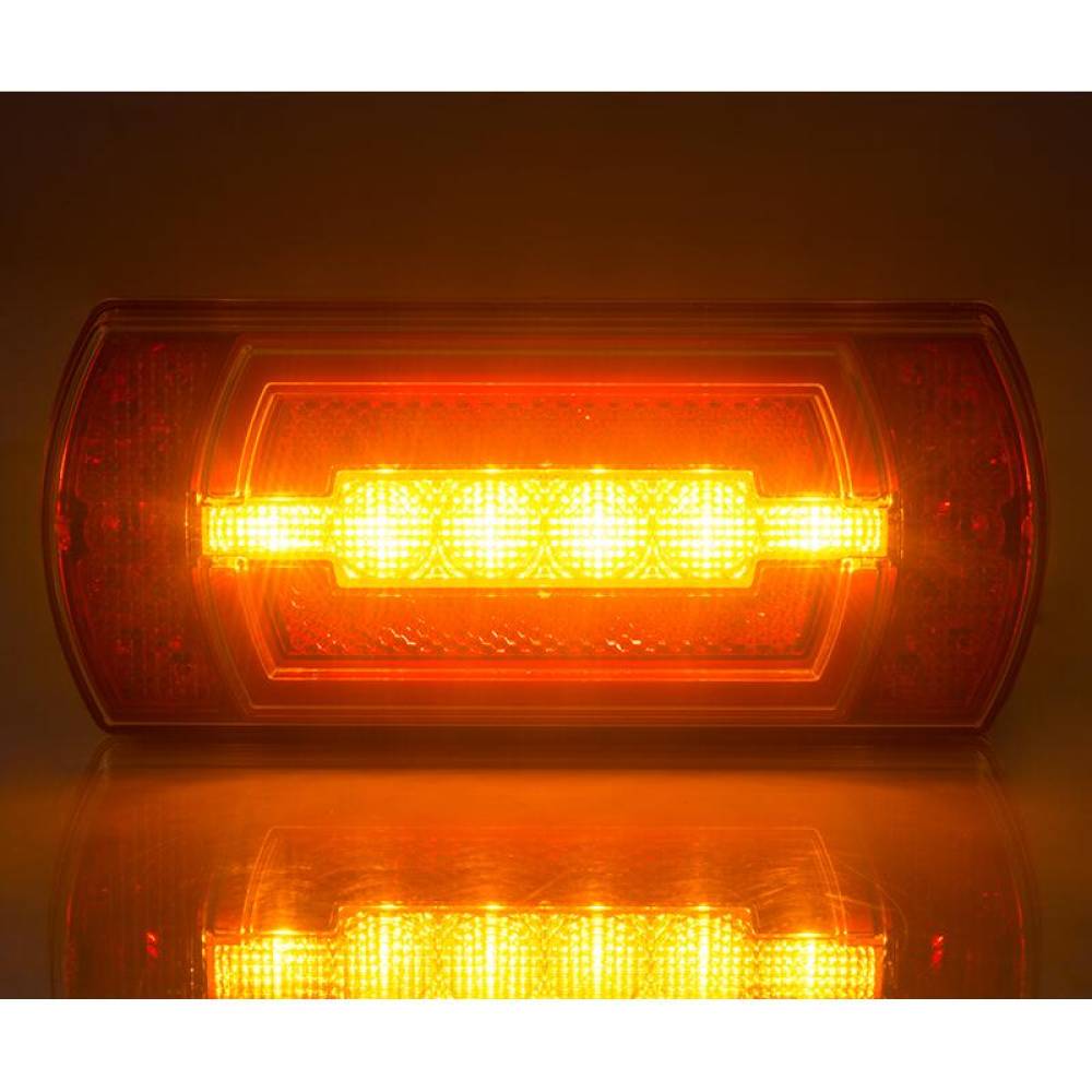 Lampa stop 162x70, 4 functii, LED neon, cu ceata, stanga sau dreapta, LZD2840 Horpol