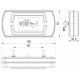 Lampa stop 162x70, 4 functii, LED neon, cu ceata, stanga sau dreapta, LZD2840 Horpol