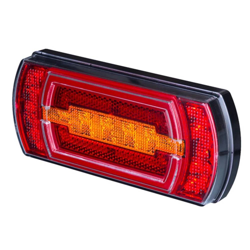 Lampa stop 162x70, 4 functii, LED neon, cu ceata, stanga sau dreapta, LZD2840 Horpol