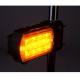 Lampa semnalizare fata cu pozitie, LED, 120x70, cu prindere pe teava, fi20-30, CLEO front, LZD 2789 R1 Horpol