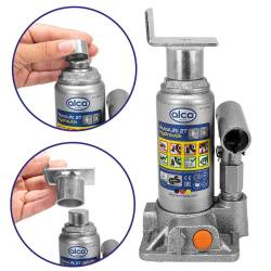 Adaptor tip L, pentru cric hidraulic, cu adaptor fi20 si fi27, 25x53x45mm, 430.80 Alca 