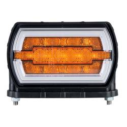 Lampa semnalizare fata, cu pozitie, LED, 120x70, cu prindere inferioara, cu 2 suruburi, CLEO front, LZD2789 B Horpol