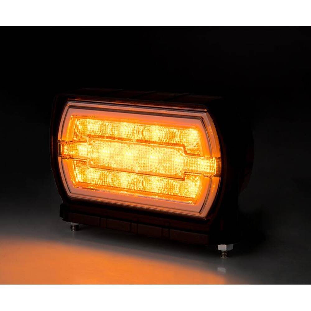 Lampa semnalizare fata, cu pozitie, LED, 120x70, cu prindere inferioara, cu 2 suruburi, CLEO front, LZD2789 B Horpol