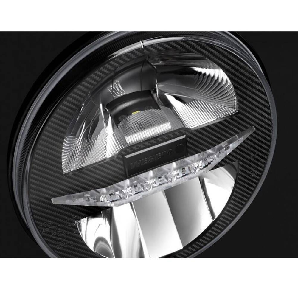 Far fi17.8 cm, cu 2 faze si DRL, Jeep, Land Rover, Ford, Jaguar, motociclete, EGC1.55400 Wesem Far fi17.8 cm, cu 2 faze si DRL, Jeep, Land Rover, Ford, Jaguar, motociclete, EGC1.55400 Wesem