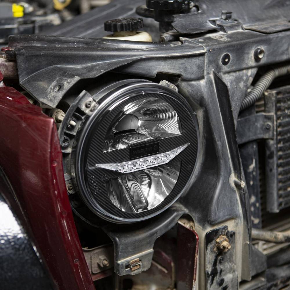 Far fi17.8 cm, cu 2 faze si DRL, Jeep, Land Rover, Ford, Jaguar, motociclete, EGC1.55400 Wesem Far fi17.8 cm, cu 2 faze si DRL, Jeep, Land Rover, Ford, Jaguar, motociclete, EGC1.55400 Wesem