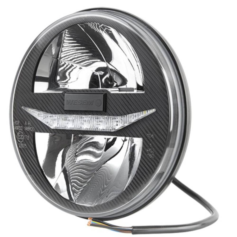 Far fi17.8 cm, cu 2 faze si DRL, Jeep, Land Rover, Ford, Jaguar, motociclete, EGC1.55400 Wesem Far fi17.8 cm, cu 2 faze si DRL, Jeep, Land Rover, Ford, Jaguar, motociclete, EGC1.55400 Wesem