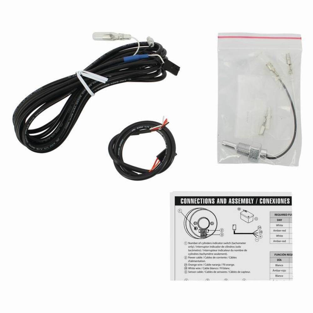 Ceas indicator temperatura apa, digital, LED, fi52mm, 12V, multicolor, cu senzor si suport, RSP GLED504 RaceSport Ceas indicator temperatura apa, digital, LED, fi52mm, 12V, multicolor, cu senzor si suport, RSP GLED504 RaceSport