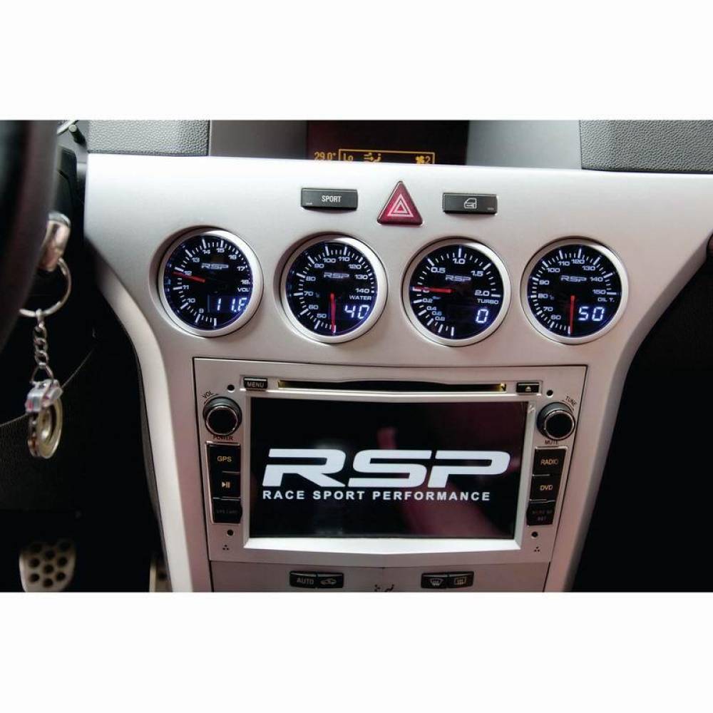 Ceas indicator RPM turatii, digital, LED, fi52mm, 12V, multicolor, cu suport, RSP GLED544 RaceSport Ceas indicator RPM turatii, digital, LED, fi52mm, 12V, multicolor, cu suport, RSP GLED544 RaceSport