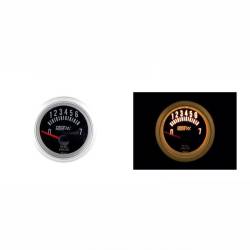 Ceas indicator presiune ulei, cu bec, fi52mm, 12V, cu senzor presiune, BLCK524 RaceSport