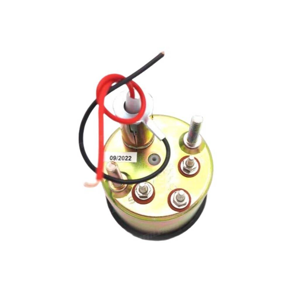 Ceas indicator presiune ulei, cu bec, fi52mm, 12V, cu senzor presiune, BLCK524 RaceSport