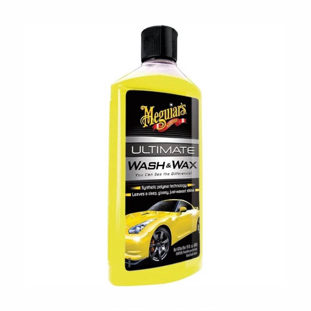 Sampon auto cu ceara, 473ml, Ultimate Wash and Wax, 17716 Meguiar's Sampon auto cu ceara, 473ml, Ultimate Wash and Wax, 17716 Meguiar's