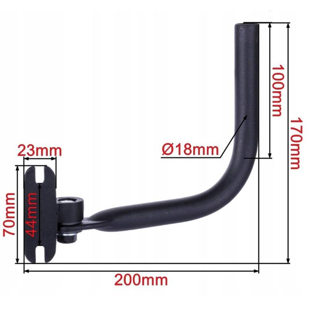 Suport brat oglinda fi18mm, 170x150mm, WLR28 Solus 