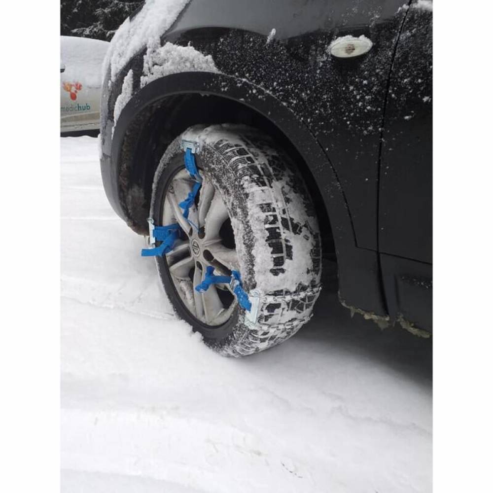 Lant antiderapant, tip segment, fixare cu chinga, lant 28cm, za fi6mm, SAFE WINTER, Solus SWLD II