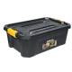 Cutie plastic, transport si depozitare, 30L, 58x38x20cm, sarcini grele, cu capac, BK92827 SuperBag 