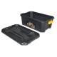 Cutie plastic, transport si depozitare, 30L, 58x38x20cm, sarcini grele, cu capac, BK92827 SuperBag 