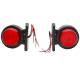 Lampa gabarit brat 84mm, 12/24V, Neon, alb-rosu, Formplas FR0110neo BK69827