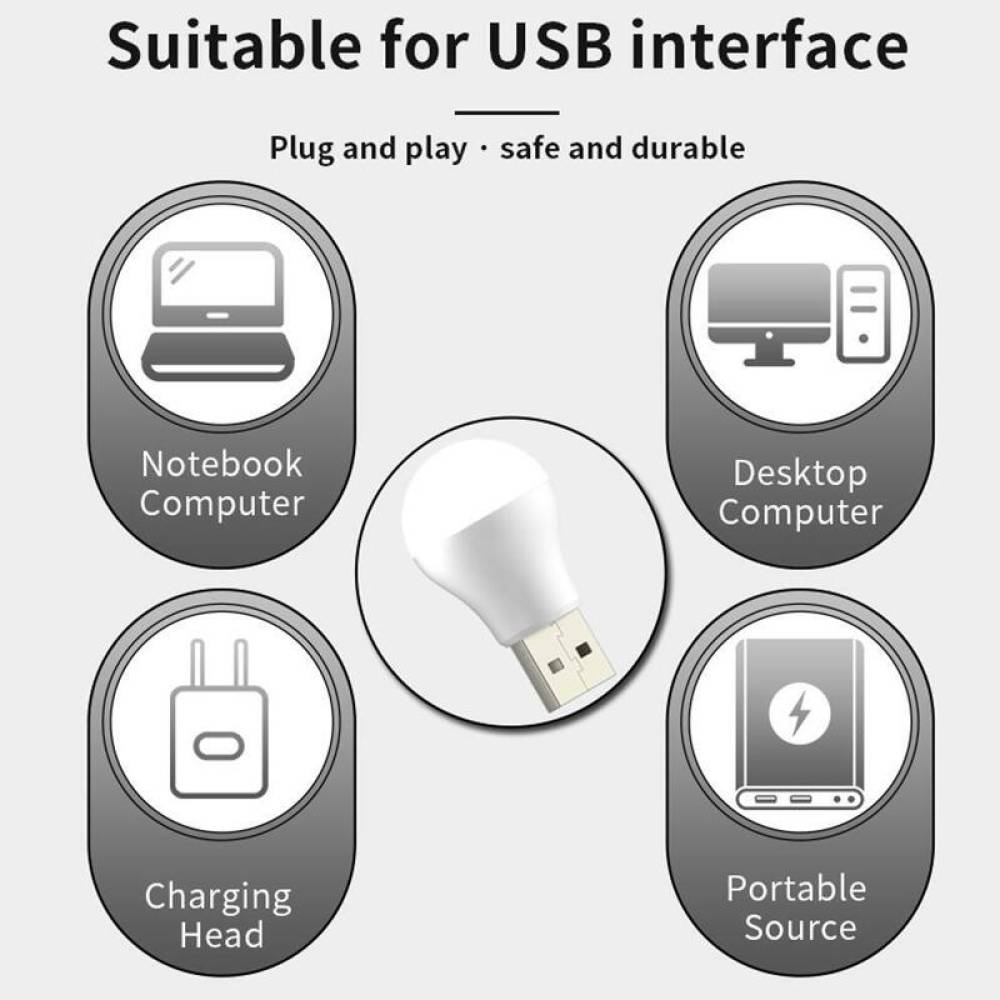 Lampa LED USB, tip bec, auto, casa, laptop, USB Charge, XO-Y1