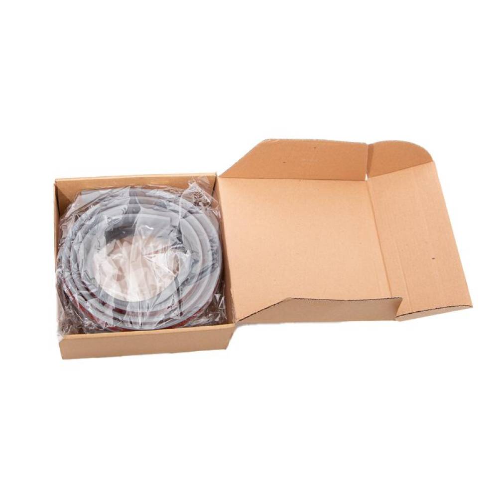 Cheder ornament protectie aripa 19mm, oblic, gri, set 4 bucati x 1.5m, LH15-g