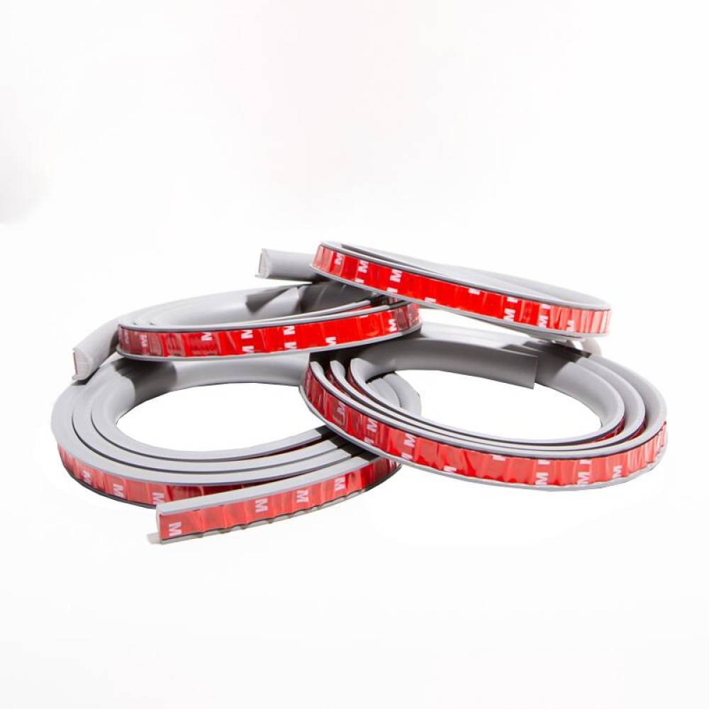 Cheder ornament protectie aripa 19mm, oblic, gri, set 4 bucati x 1.5m, LH15-g