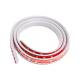Cheder ornament protectie aripa 19mm, oblic, gri, set 4 bucati x 1.5m, LH15-g