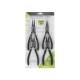 Set 4 clesti Seeger sigurante alezaj 2+2, cu cioc si fara 86876 Carmotion