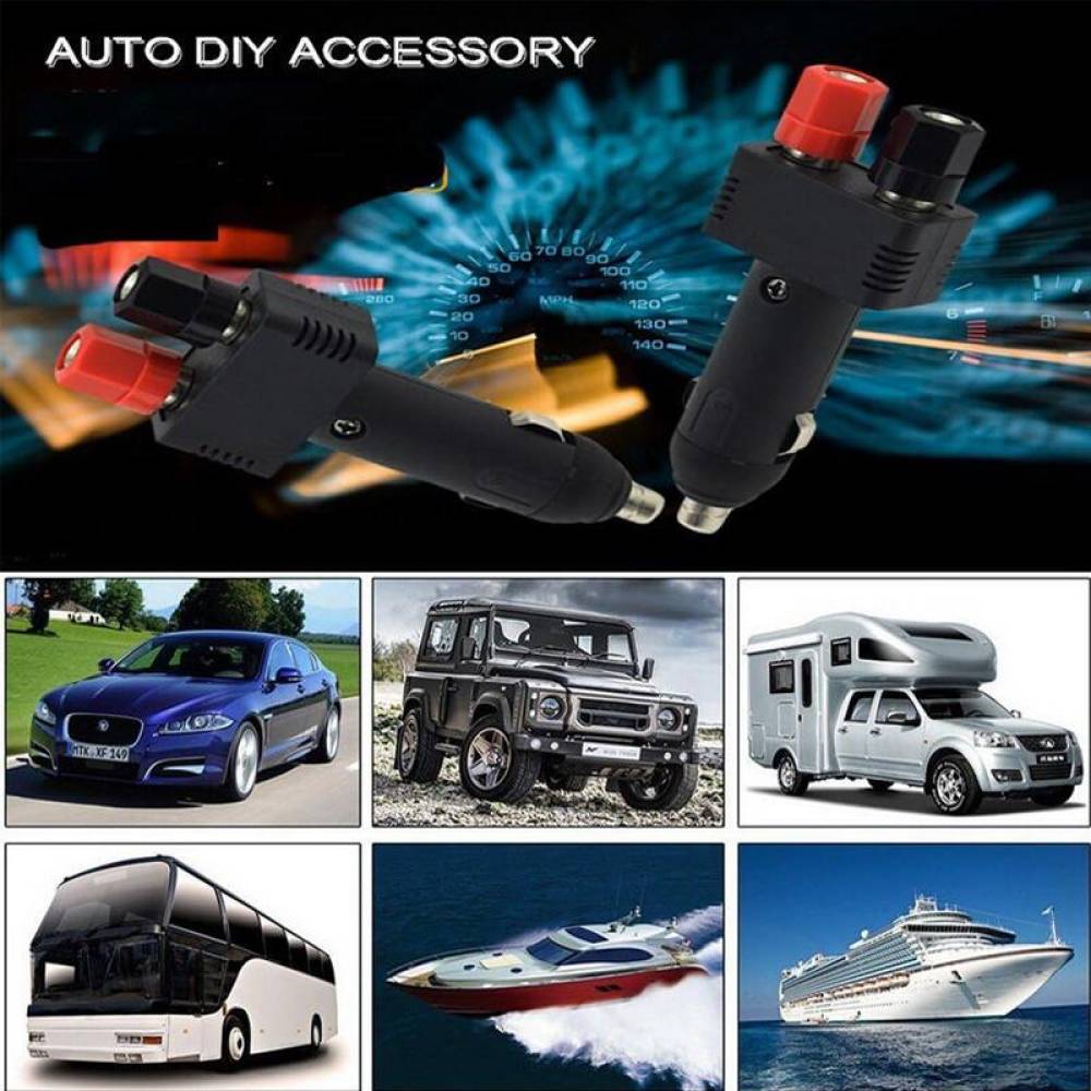 Stecher bricheta cu 2 conectori rapizi pentru cablu, 63220 Carmotion 