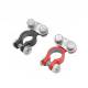 Set borne baterie Zn rosu si negru Breckner Germany BK80269