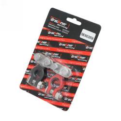 Set borne baterie Zn rosu si negru Breckner Germany BK80269