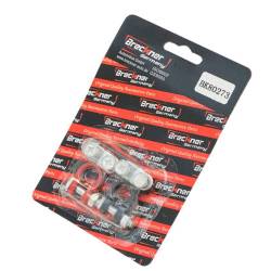 Borne acumulator, zinc, rosu si negru, cu placuta pentru masini asiatice, Matiz, set 2 bucati, BK80273