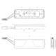Lampa stop 450x138, 24V, LED, 6 functii, pozitie, frana, semnalizare ,ceata, mers inapoi, catadioptru, cu lampa gabarit, cu mufa 7 pini, stanga, FT-700-146L Amp7 Fristom Lampa stop 450x138, 24V, LED, 6 functii, pozitie, frana, semnalizare ,ceata, mers inapoi, catadioptru, cu lampa gabarit, cu mufa 7 pini, stanga, FT-700-146L Amp7 Fristom