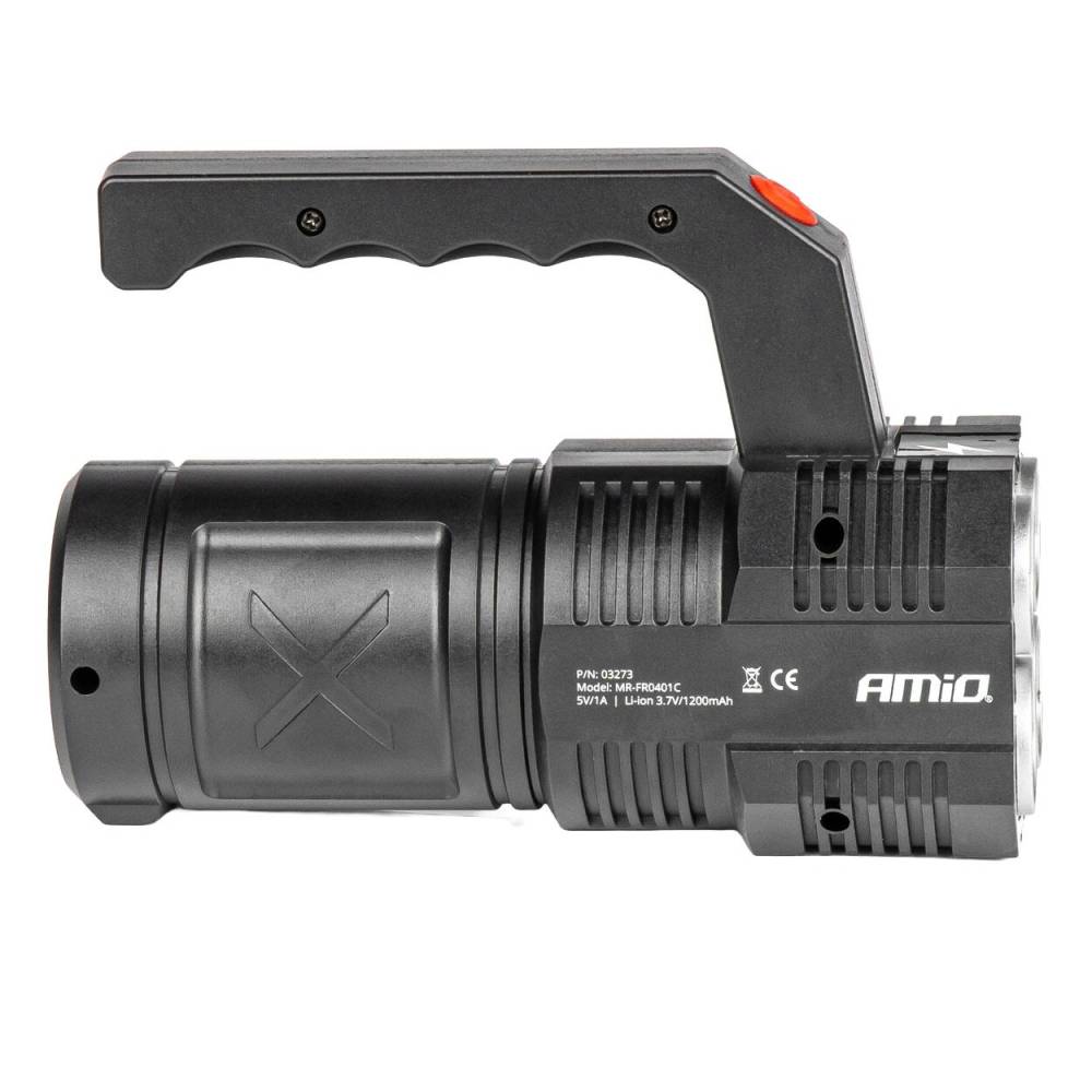 Lanterna lucru LED, reincarcabila USB, 300lm, 1200mAh, 4 moduri iluminare, 03273 Amio