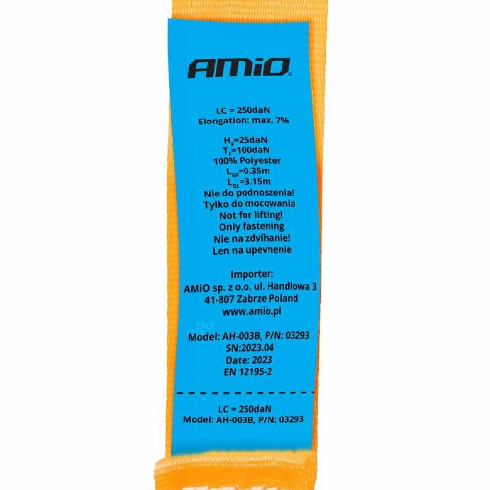 Set 8 chingi fixare marfa si elastice, 4 modele, cu geanta, 03293 Amio Set 8 chingi fixare marfa si elastice, 4 modele, cu geanta, 03293 Amio
