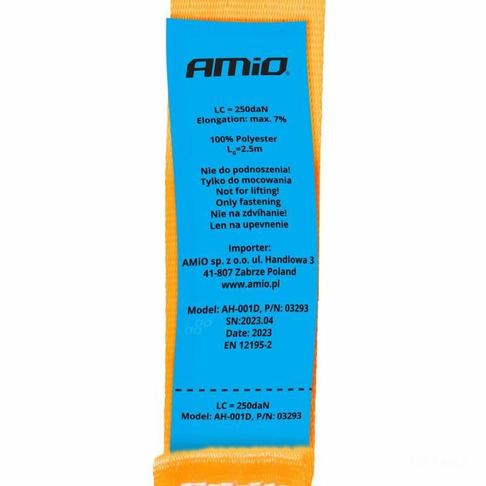 Set 8 chingi fixare marfa si elastice, 4 modele, cu geanta, 03293 Amio Set 8 chingi fixare marfa si elastice, 4 modele, cu geanta, 03293 Amio