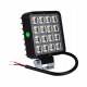 Proiector lucru 90x90, LED, 12-24V, 15W, 1844lm, flood, cu intrerupator, L0154 TruckLed