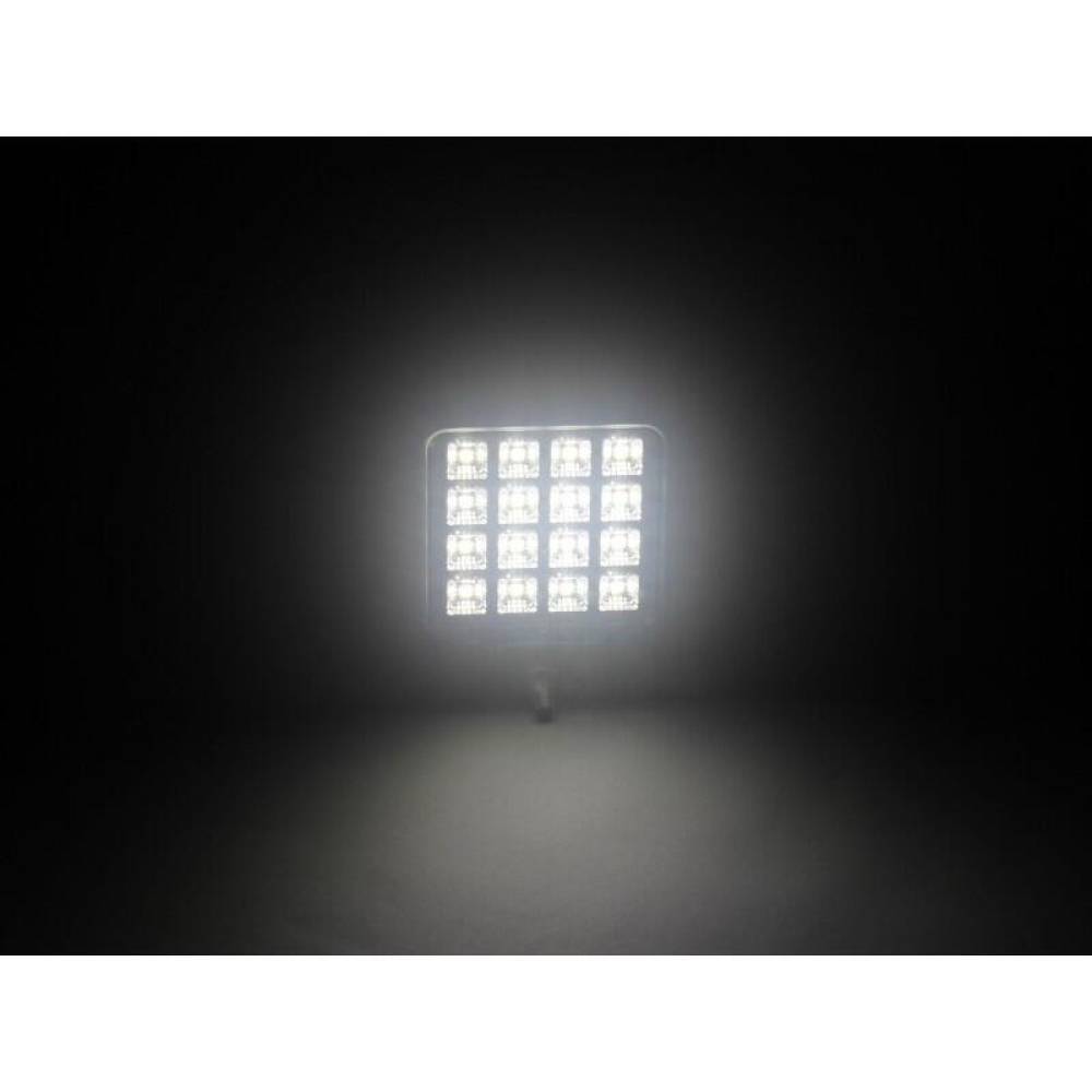 Proiector lucru 90x90, LED, 12-24V, 15W, 1844lm, flood, cu intrerupator, L0154 TruckLed