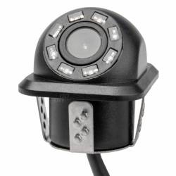 Camera video marsarier, incastrabila fi18mm, 8 LED-uri IR, 12V, 720p, oblica, 03527 Amio