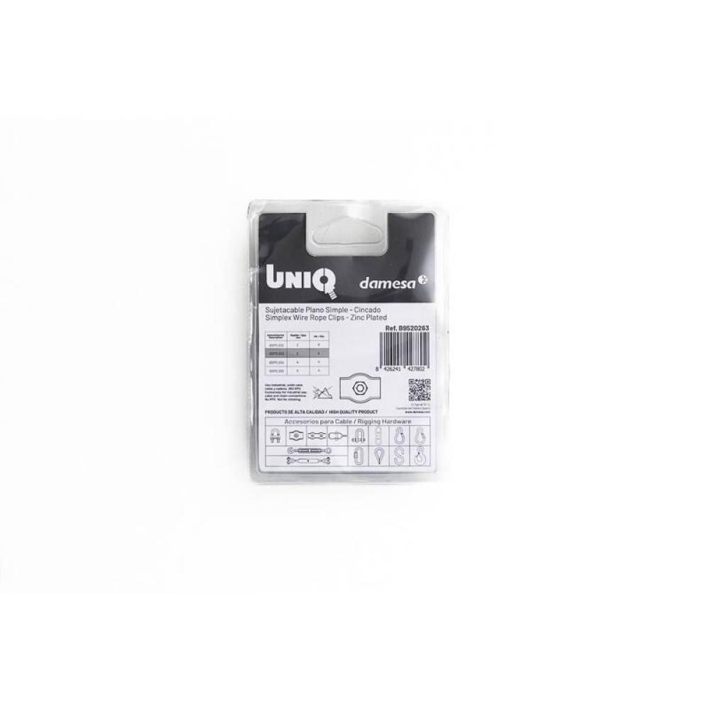 Cleme fixare cablu Simplex ZP3, fi3  set 6buc, UNIQ SPS202 B09520263-blister