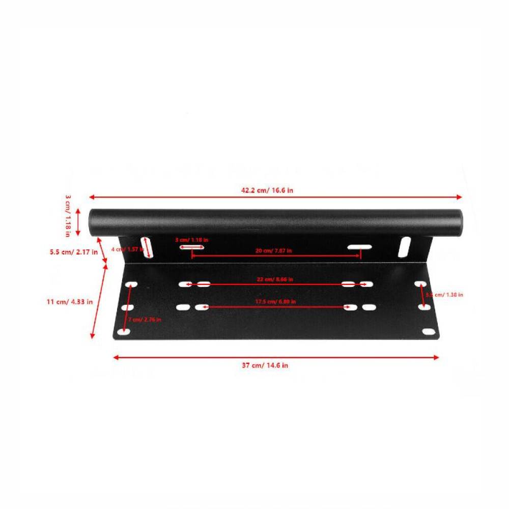 Suport proiectoare, mini bullbar cu suport numar, S.P.009C 247 Lighting