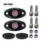 Set 2 lumini ambientale, sub masina, 9 LED-uri, 12V, 500lm, rosii, Led Rock Light, HHRYS9R