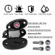 Set 2 lumini ambientale, sub masina, 9 LED-uri, 12V, 500lm, rosii, Led Rock Light, HHRYS9R