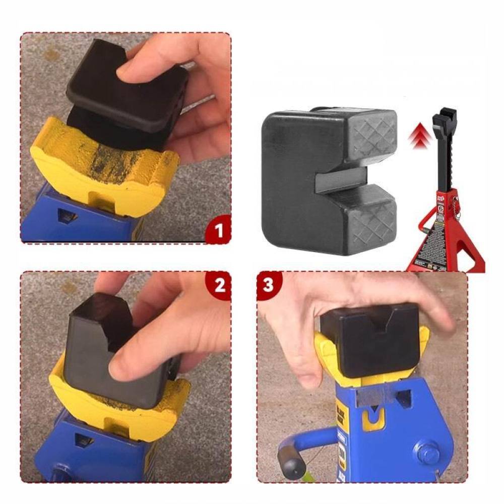 Set 2 tampoane cauciuc, pentru cric tip capra si mecanic, 2T-3T, T.C.035 Carmotion Set 2 tampoane cauciuc, pentru cric tip capra si mecanic, 2T-3T, T.C.035 Carmotion