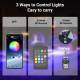 Set 4 lumini ambientale, LED, sub masina, 12V, multimod si multicolor, 3 moduri de a controla luminile, Smart Led Rock Light, HHRY164