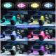 Set 4 lumini ambientale, LED, sub masina, 12V, multimod si multicolor, 3 moduri de a controla luminile, Smart Led Rock Light, HHRY164