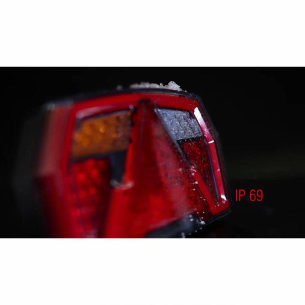 Lampa spate 240x140, LED, 6 functii, cu triunghi, ceata si mers inapoi, dreapta, FT-372 P NT Fristom