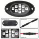 Set 8 lumini ambientale, LED, sub masina, 12V, multimod si multicolor, 3 moduri de a controla luminile, Smart Led Rock Light, HHRY168