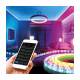 Banda Led, 2x5m, Smart, RGB, ambientala, telecomanda si Bluetooth, sincronizare muzica, 220V, 24W, 30led/m, Smart Strip, 55860 Phenom