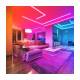 Banda Led, 2x5m, Smart, RGB, ambientala, telecomanda si Bluetooth, sincronizare muzica, 220V, 24W, 30led/m, Smart Strip, 55860 Phenom
