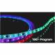 Banda Led 5m, RGB, ambientala, cu telecomanda tactila, 220V, 48W, 60 Led/m, peste 100 de programe, Magic Strip, 55843 Phenom