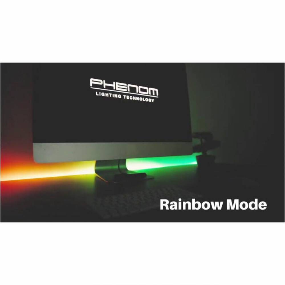 Banda Led 5m, RGB, ambientala, cu telecomanda tactila, 220V, 48W, 60 Led/m, peste 100 de programe, Magic Strip, 55843 Phenom